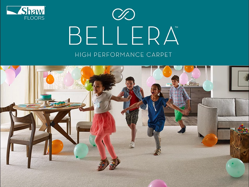 Bellera Carpet promo image of kids birthday party from Brennan's Carpet in Hailey, ID